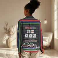 Gambia Women Casual Shirt Perfect Periodic Element Of African - Wonder Print Shop