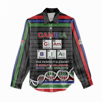 Gambia Women Casual Shirt Perfect Periodic Element Of African - Wonder Print Shop