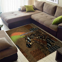 Burkina Faso Area Rug African Tribal Horse Patchwork Style - Wonder Print Shop