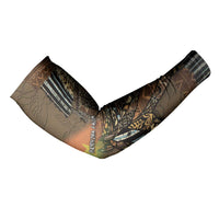 Personalized Burkina Faso Arm Sleeves African Tribal Horse Patchwork Style - Wonder Print Shop