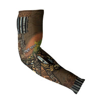 Personalized Burkina Faso Arm Sleeves African Tribal Horse Patchwork Style - Wonder Print Shop