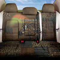 Burkina Faso Back Car Seat Cover African Tribal Horse Patchwork Style - Wonder Print Shop