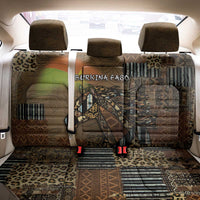 Burkina Faso Back Car Seat Cover African Tribal Horse Patchwork Style - Wonder Print Shop