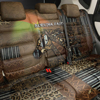 Burkina Faso Back Car Seat Cover African Tribal Horse Patchwork Style - Wonder Print Shop