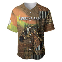 Personalized Burkina Faso Baseball Jersey African Tribal Horse Patchwork Style - Wonder Print Shop