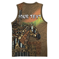 Personalized Burkina Faso Basketball Jersey African Tribal Horse Patchwork Style - Wonder Print Shop
