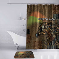 Burkina Faso Bathroom Set African Tribal Horse Patchwork Style - Wonder Print Shop