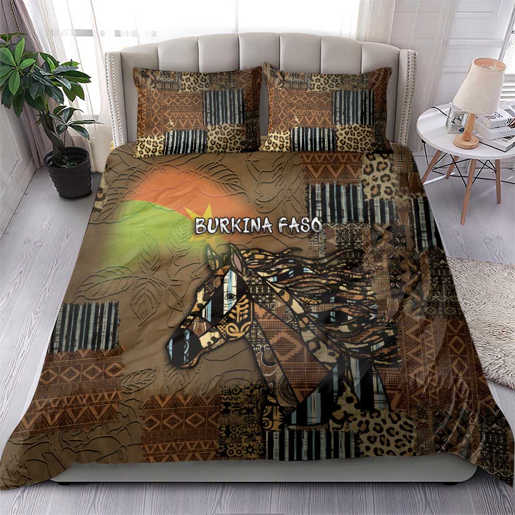 Burkina Faso Bedding Set African Tribal Horse Patchwork Style - Wonder Print Shop