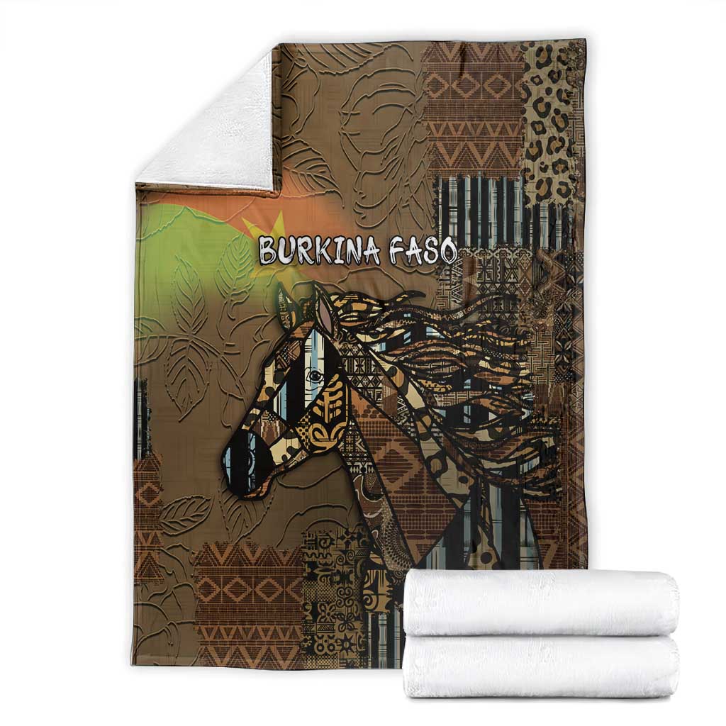 Burkina Faso Blanket African Tribal Horse Patchwork Style - Wonder Print Shop