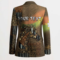 Personalized Burkina Faso Blazer African Tribal Horse Patchwork Style - Wonder Print Shop