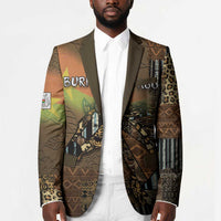 Personalized Burkina Faso Blazer African Tribal Horse Patchwork Style - Wonder Print Shop