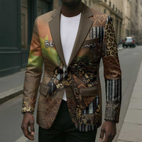 Personalized Burkina Faso Blazer African Tribal Horse Patchwork Style - Wonder Print Shop
