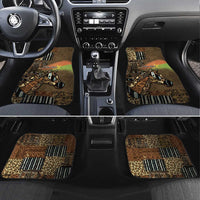 Personalized Burkina Faso Car Mats African Tribal Horse Patchwork Style - Wonder Print Shop