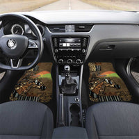 Personalized Burkina Faso Car Mats African Tribal Horse Patchwork Style - Wonder Print Shop