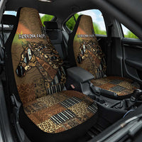 Burkina Faso Car Seat Cover African Tribal Horse Patchwork Style - Wonder Print Shop