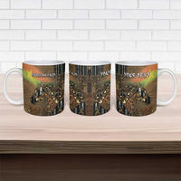 Personalized Burkina Faso Ceramic Mug African Tribal Horse Patchwork Style - Wonder Print Shop