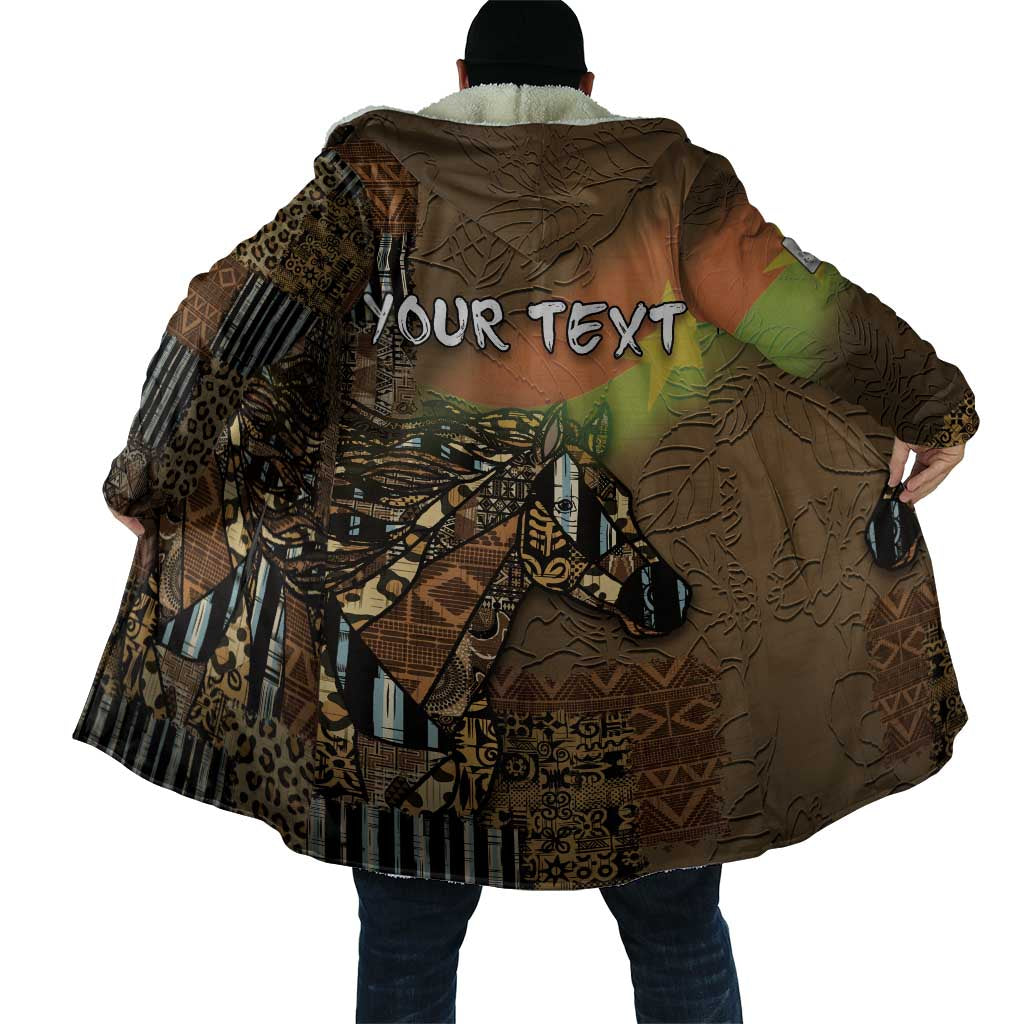Personalized Burkina Faso Cloak African Tribal Horse Patchwork Style - Wonder Print Shop