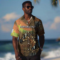 Personalized Burkina Faso Hawaiian Shirt African Tribal Horse Patchwork Style - Wonder Print Shop