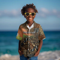 Personalized Burkina Faso Kid Hawaiian Shirt African Tribal Horse Patchwork Style - Wonder Print Shop