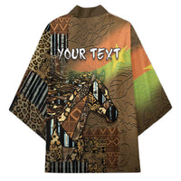Personalized Burkina Faso Kimono African Tribal Horse Patchwork Style - Wonder Print Shop