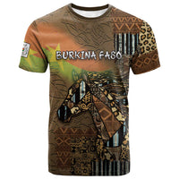 Personalized Burkina Faso T shirt African Tribal Horse Patchwork Style - Wonder Print Shop