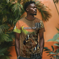 Personalized Burkina Faso T shirt African Tribal Horse Patchwork Style - Wonder Print Shop