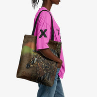 Burkina Faso Tote Bag African Tribal Horse Patchwork Style - Wonder Print Shop