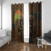 Burkina Faso Window Curtain African Tribal Horse Patchwork Style - Wonder Print Shop