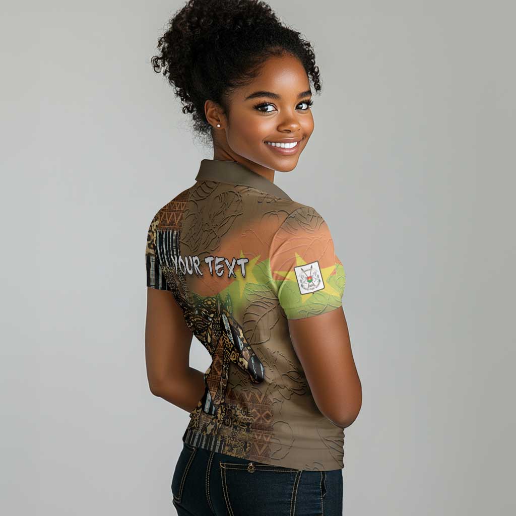 Personalized Burkina Faso Women Polo Shirt African Tribal Horse Patchwork Style - Wonder Print Shop