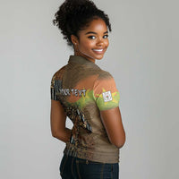 Personalized Burkina Faso Women Polo Shirt African Tribal Horse Patchwork Style - Wonder Print Shop