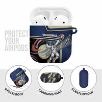 Volleyball AirPods Case Astronaut Cosmic Spiker