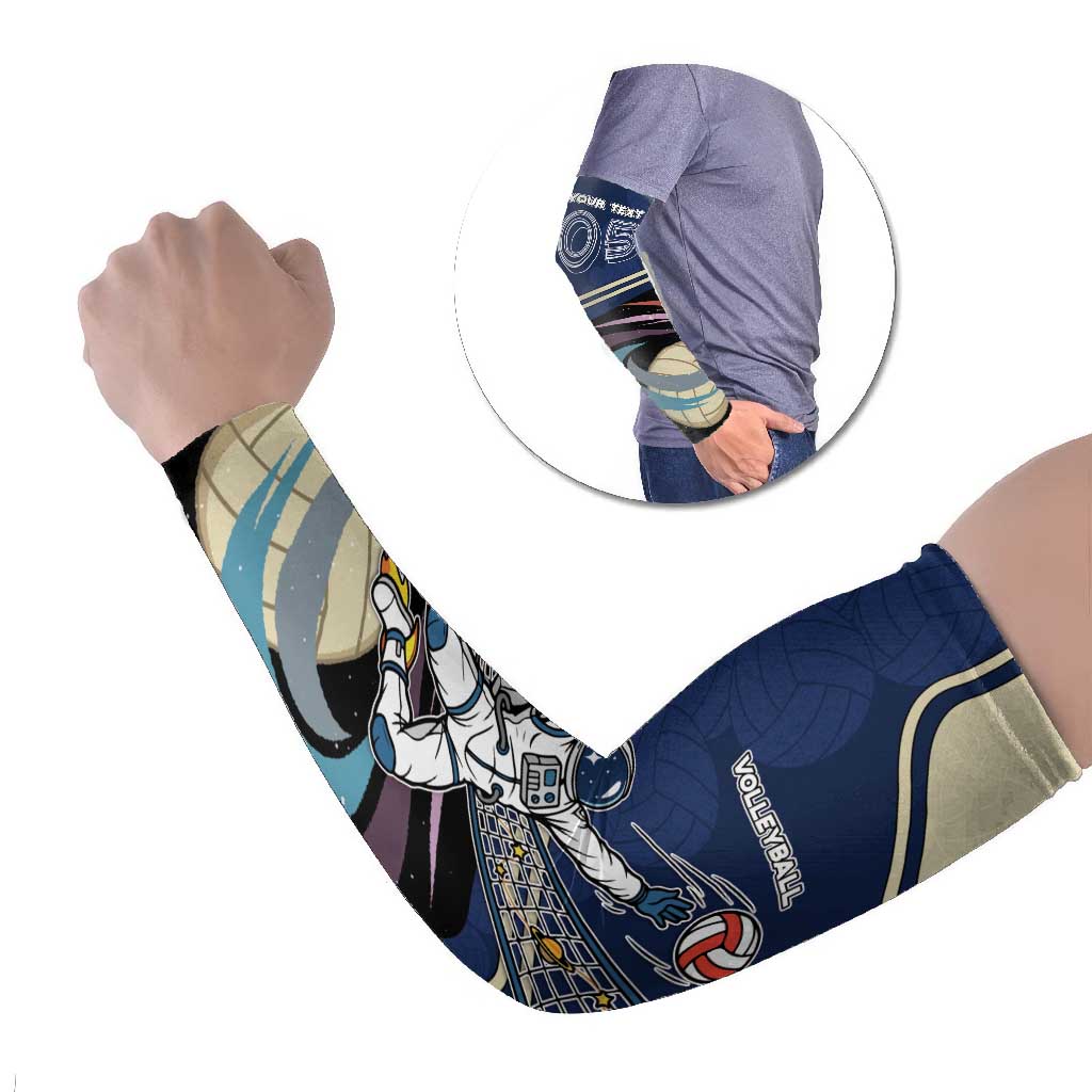 Custom Volleyball Arm Sleeves Astronaut Cosmic Spiker