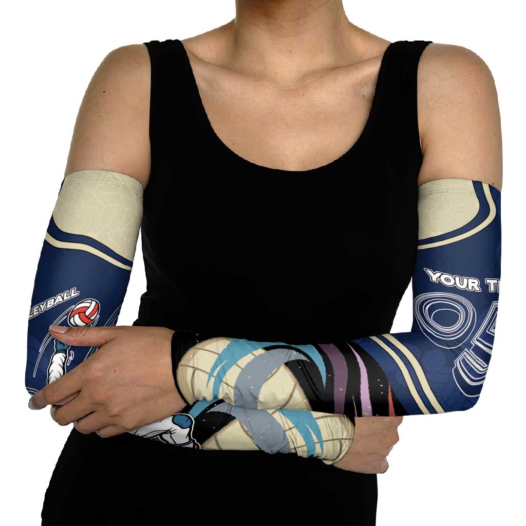 Custom Volleyball Arm Sleeves Astronaut Cosmic Spiker