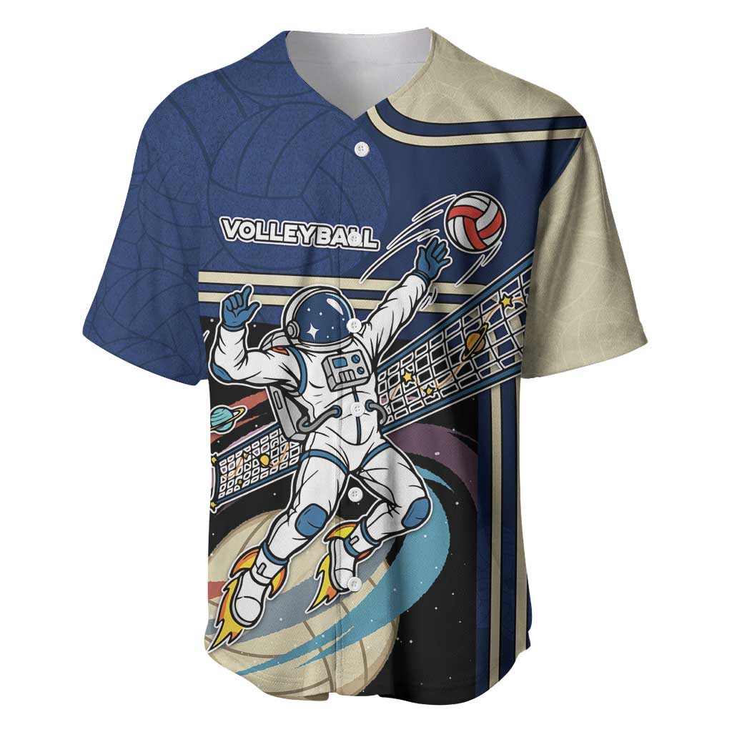 Custom Volleyball Baseball Jersey Astronaut Cosmic Spiker