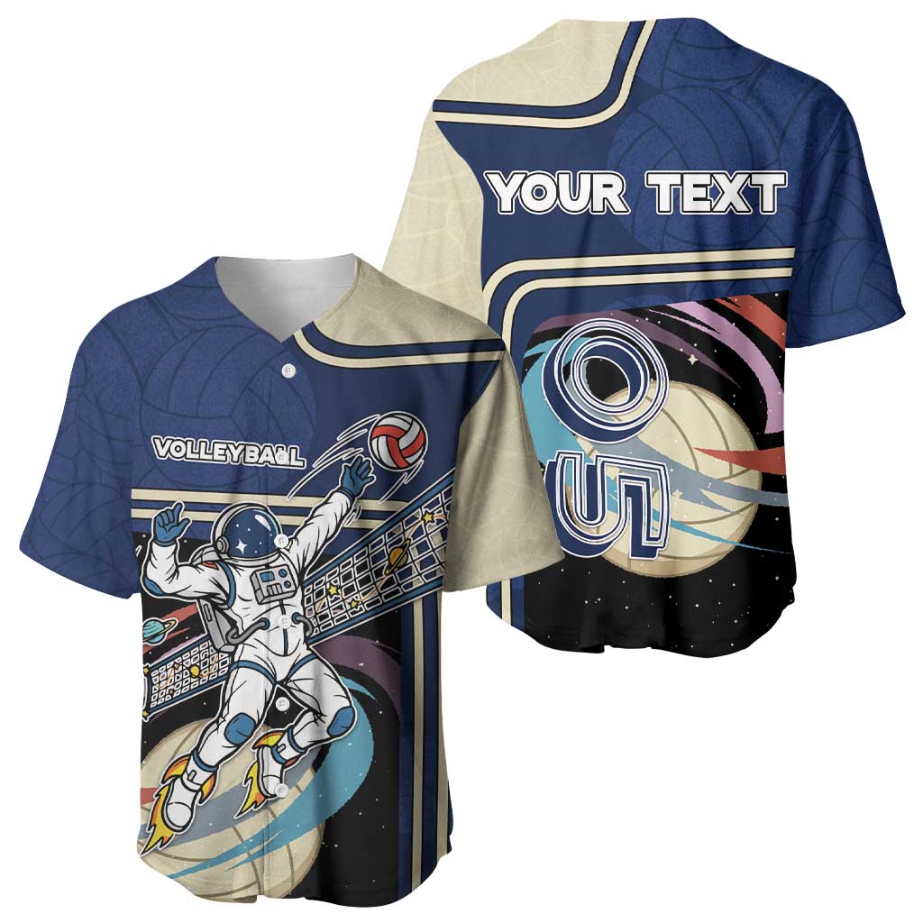 Custom Volleyball Baseball Jersey Astronaut Cosmic Spiker