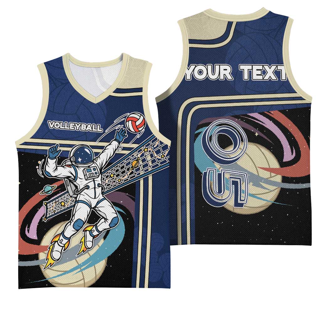 Custom Volleyball Basketball Jersey Astronaut Cosmic Spiker