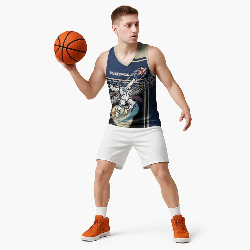 Custom Volleyball Basketball Jersey Astronaut Cosmic Spiker