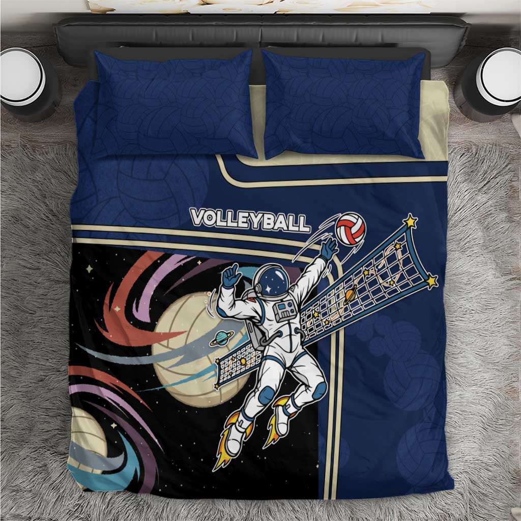 Volleyball Bedding Set Astronaut Cosmic Spiker