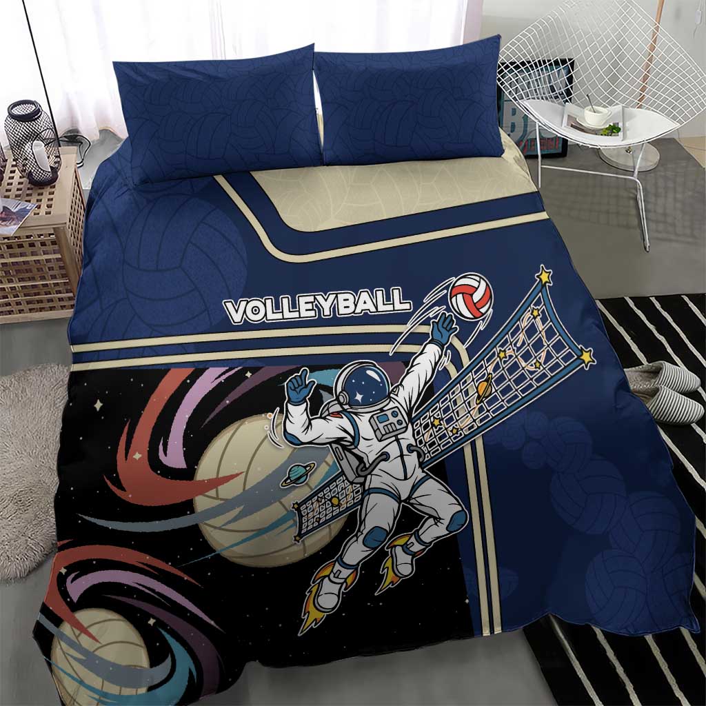 Volleyball Bedding Set Astronaut Cosmic Spiker