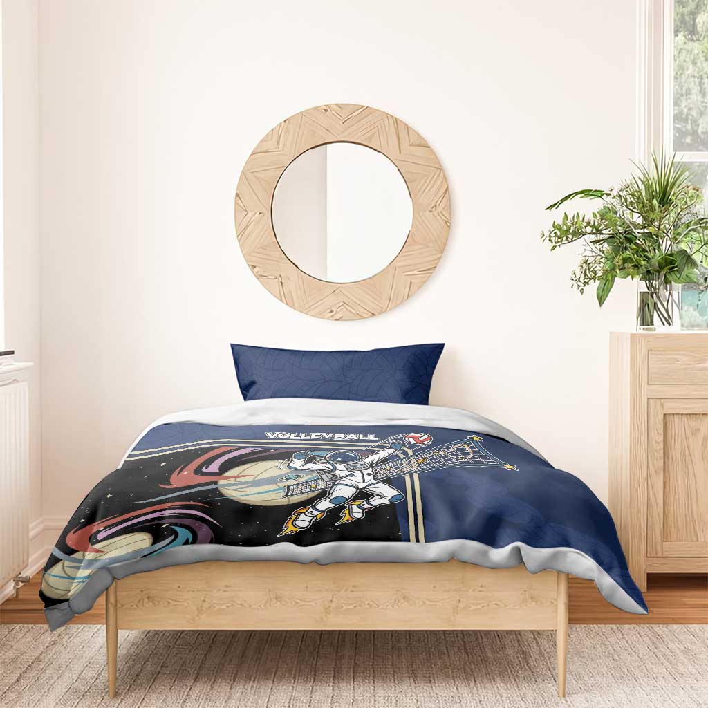 Volleyball Bedding Set Astronaut Cosmic Spiker