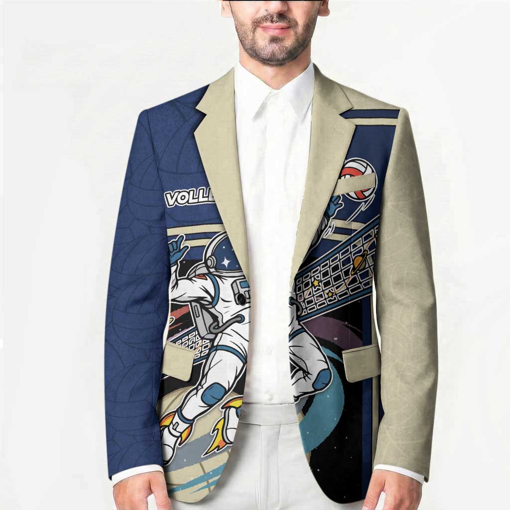 Custom Volleyball Blazer Astronaut Cosmic Spiker