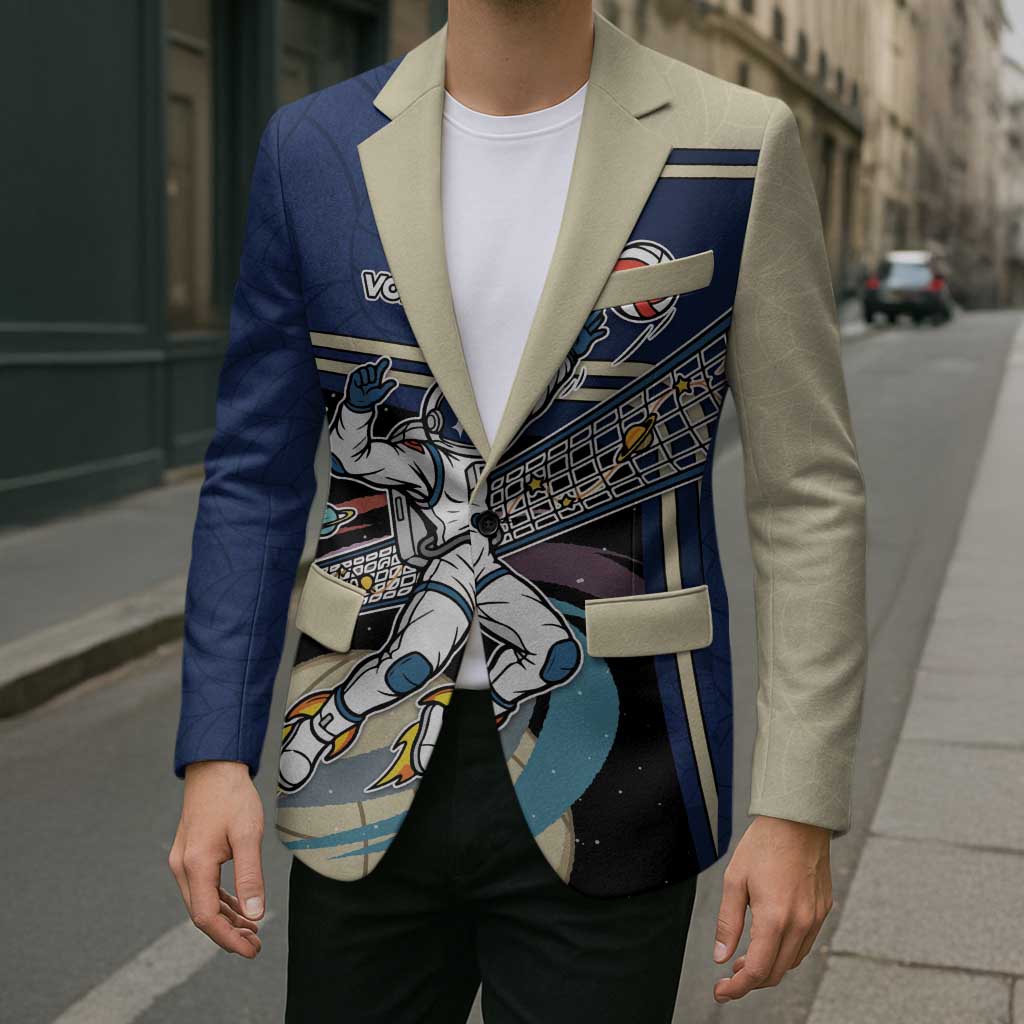 Custom Volleyball Blazer Astronaut Cosmic Spiker