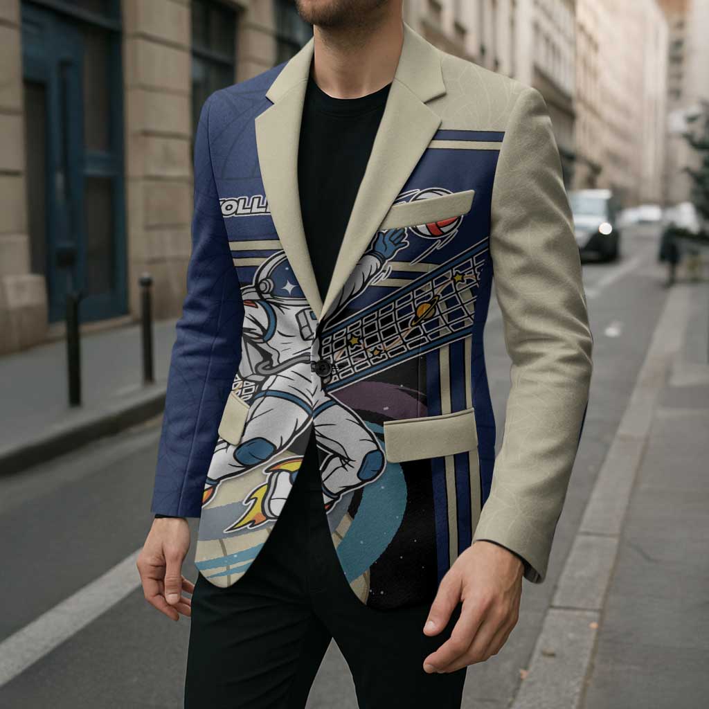 Custom Volleyball Blazer Astronaut Cosmic Spiker
