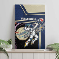 Volleyball Canvas Wall Art Astronaut Cosmic Spiker