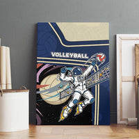 Volleyball Canvas Wall Art Astronaut Cosmic Spiker