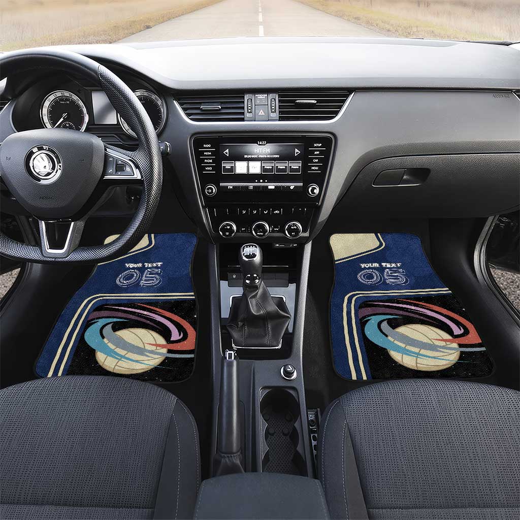 Custom Volleyball Car Mats Astronaut Cosmic Spiker