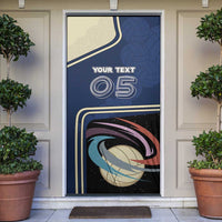 Custom Volleyball Door Cover Astronaut Cosmic Spiker