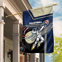 Volleyball Garden Flag Astronaut Cosmic Spiker