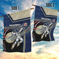 Volleyball Garden Flag Astronaut Cosmic Spiker