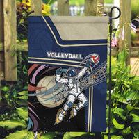 Volleyball Garden Flag Astronaut Cosmic Spiker
